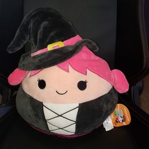 12" Wexla and Johanna Squishmallow Flip a Mallow Halloween Toy